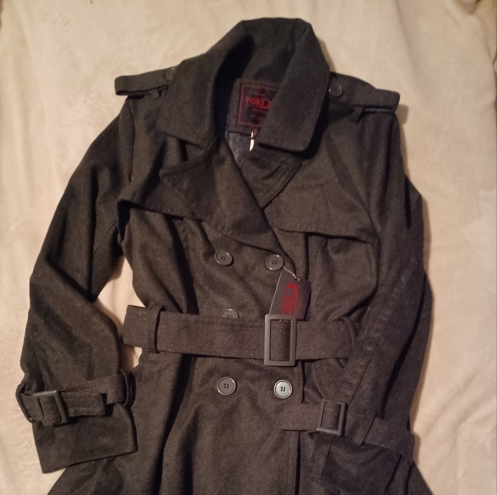 YOKI Flared Jacket with self adjustable belt
